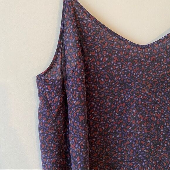 Aritzia "Wilfred" Minou Print Plum Camisole - Picture 6 of 9